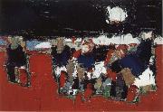 Nicolas de Stael Footballer oil painting